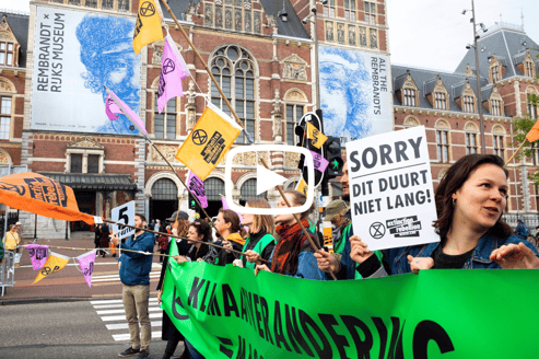 Finance4Learning | Extinction Rebellion rally in Amsterdam