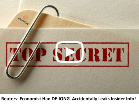 Finance4Learning _ Reuters_ Economist Han DE JONG  Accidentally Leaks Insider Info!