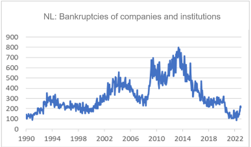 Finance4Learning | NL: Bankruptcies of companies and institutions