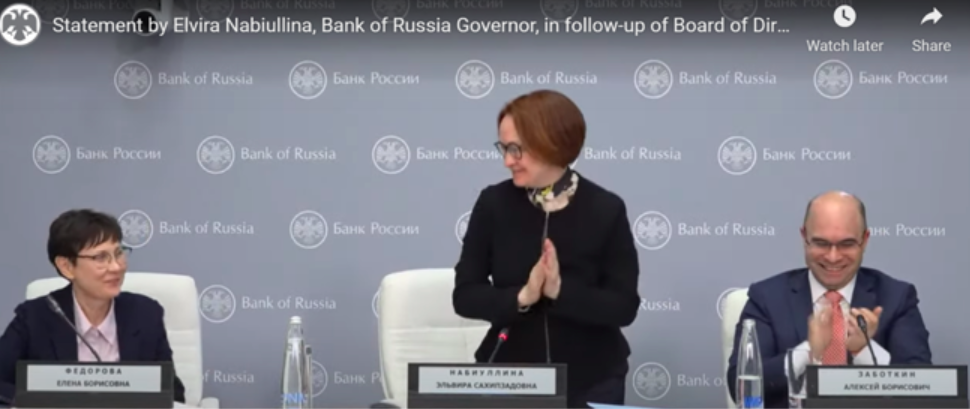 Finance4Learning | Elvira Nabiullina, President of the Russian Central Bank